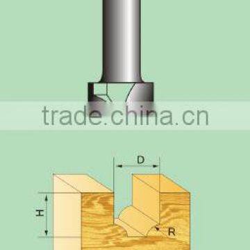 Router bit (open end carving bit)