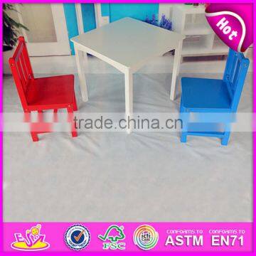 2015 новый товар - набор детского стола и стульев, современный детский рабочий стол и стул, переносной деревянный стол и стулья для Рождества WO8G144 photo-2