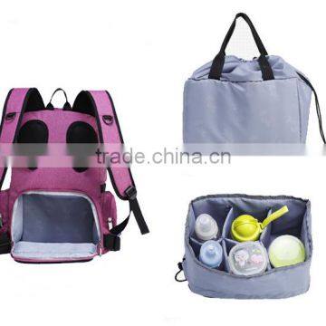 Deluxe Fashion Multi-functional Diaper Bag for Stroller photo-4