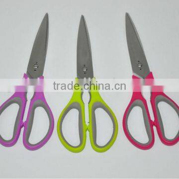 color rubber handle multi kitchen shears