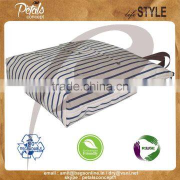 Leather Handle Canvas Bag photo-4