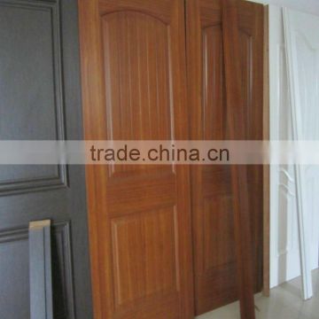 teak veneer smooth surface MDF door