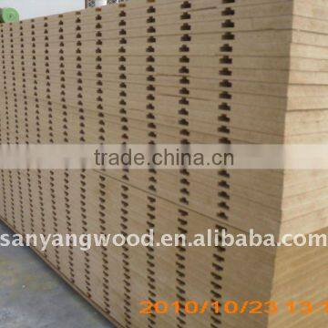 Slotted Melamine Mdf