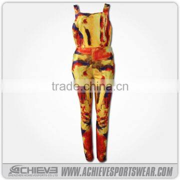 Cheaper Sublimation Printed Women Summer Jumpsuits/Overalls photo-2