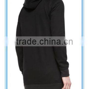 Elongated Hoodie Longline Hoodie Full Zipper Hoodie photo-2