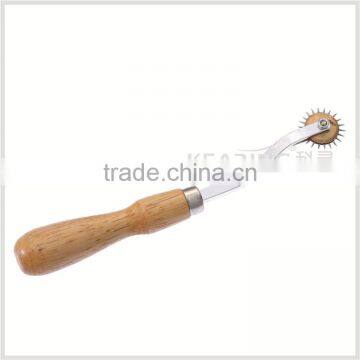 Metal Tracing Wheel / Needle Point Tracer / Wood Handle Sew Tracer Wheel # NPT10 photo-2