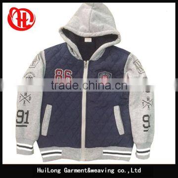 New stock lot winter thinck sherpa lined boys hoody jacket