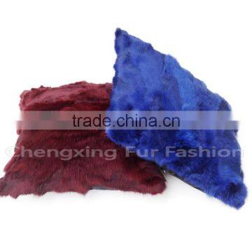 CX-D-17A Decorative Pillow, Sofa Cushion Rabbit Fur Pillow Case Custom photo-4