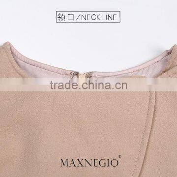 Nice Design High Quality Guangzhou Women Clothes Manufacturer Elegant Latest Fashion Casual Dress Designs 2016 photo-3