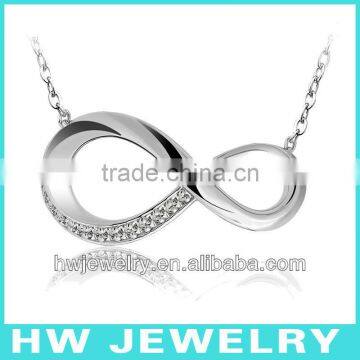 silver infinity symbol necklace