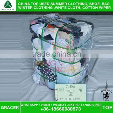 Stock Export Small Bales Short Sleeve Men T-Shirt Used Clothes for Sale photo-6