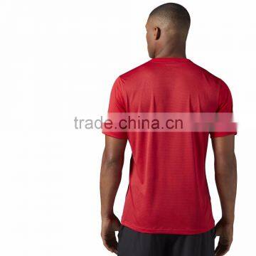 Customize Workout Clothes Activewear Athletes Trim Cut Tee Breathes Fresh Sport Top for Man Polyester Mesh Panels Cool Gymwear photo-4