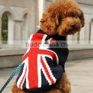 UK Flat Knit Black Color Pet Dog Clothing Pet Accessories 2016 photo-2