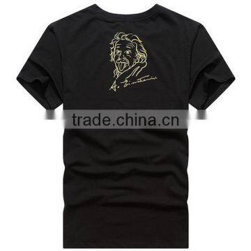 Top Quality 2015 Summer New Brand Men's Cotton Short Sleeve T-shirt Fashion O-neck Casual 3D Print T Shirt M-XXXL photo-2