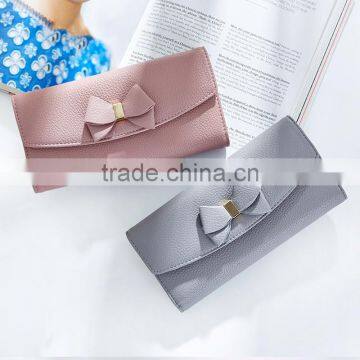 Wholesale Cheap Price Fashion Women Beauty Money Clip Bowknot Wallet &Purse photo-4