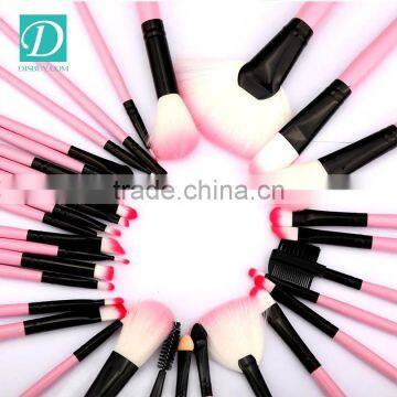 China Manufactureers Wood Handle Cheap 32PCS Cosmetic Brushes photo-2