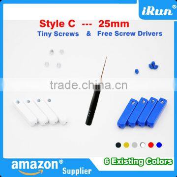 (MOQ:100pcs) Metal Aglets For Yeezy Shoe Lace Tips Replacement Screw on - Rectangular Metal Aglet Lace Tips Screw On Replacement photo-4