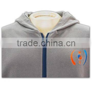 Trade Assurance BSCI Custom Logo Extra Long Men's Solid Color Hoodie photo-5