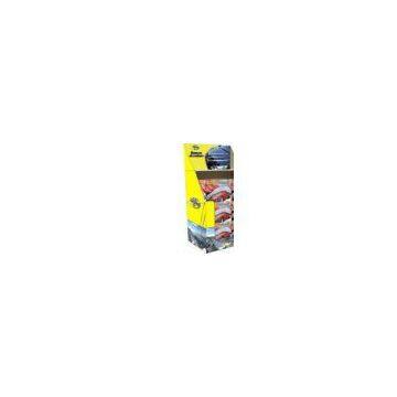 Floor Corrugated Cardboard Counter Displays Book and Magazine Shelves