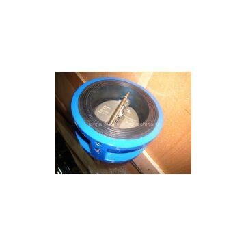 rubber lined dual plate check valve