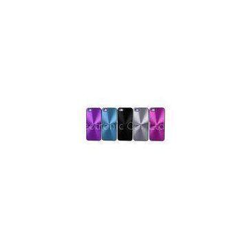 PC Hard Shell iPhone 5s Cell Phone Cases With Aluminum Sheet Sticker
