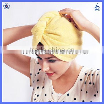 Super soft microfiber hair drying turban towel wrap