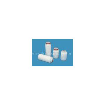 chemical industry Pleated liquid Filter Cartridge , 10 inch / 0.45 micron