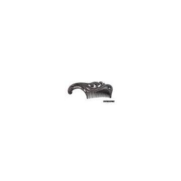 Ebony handicraft comb,Chinese art sculpture works