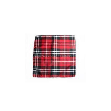 Red Plaid Printing Hanky