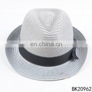 TOROS factory wholesale gentleman fedora hat cheap paper hat solid fedora hat for men