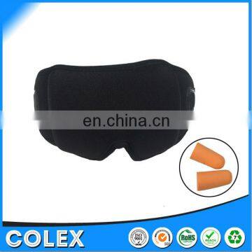 Sleep Mask 3D Contoured and Extremely Comfortable Nylon Eye Mask Perfect for Travel Meditation Shift Workers With Ear Plugs photo-6