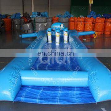 inflatable bowling for sales with slide n slip