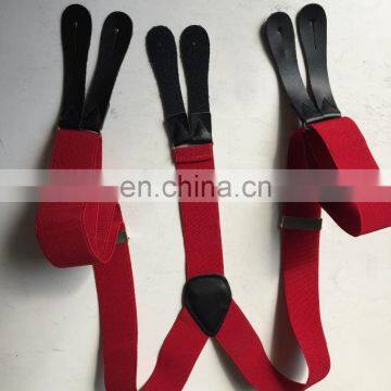 2016 new design top high quality button suspenders for weddings and formal wear