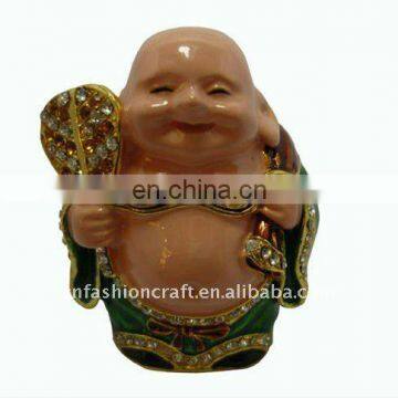 Chinese God metal jewelry boxes