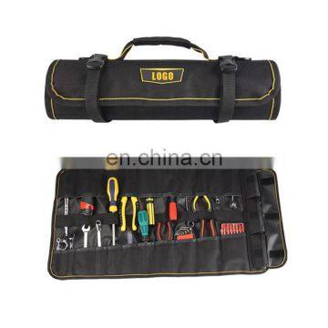 Polyester material waterpro rolling tool bag for hairdresser