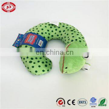 Black dotted green rest snake neck support pillow