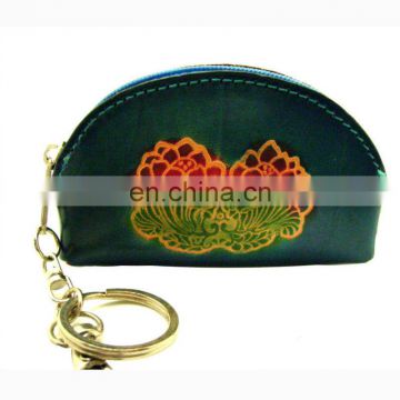 Custom funny key chain coin purse coin purses wholesale women genuine leather coin purse MCP-0074