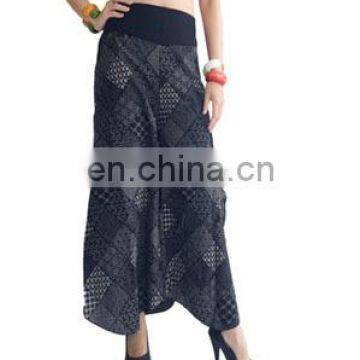 Harem Pants With Hill Tribe Wide legs Palazzo trousers