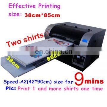 A3 digital flatbed plain t-shirt printer for clothes