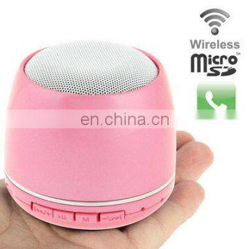 Hot sale mini Portable Speaker, Built-in Rechargeable Lithium Battery & Microphone