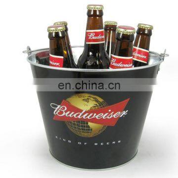 Wholesale Metal Tinplate Beer Ice Bucket With Handle photo-2