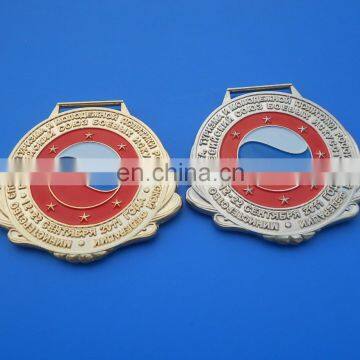 die cast gold/silver plating custom design russia medal