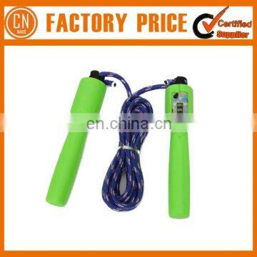 Rubber Electronic Automatic Skipping Rope With Foam Handle Custom Color Welcomed