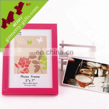 Colorful love plastic photo frame designs