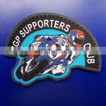 sport club woven badges with high quality and cheao price