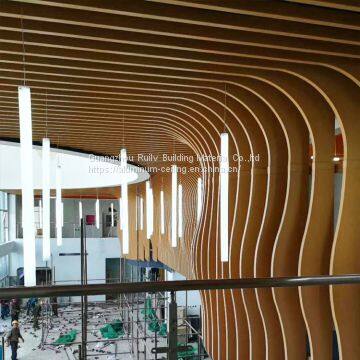 Special Aluminum Baffle Ceiling/waved Aluminum Linear Ceiling/fashionable Aluminum Baffle Ceiling photo-3