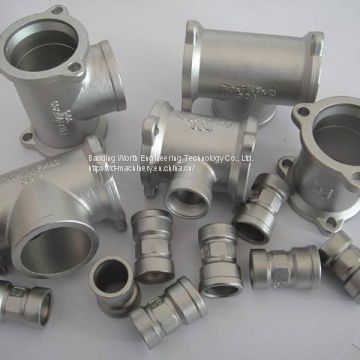 custom-made stainless steel precision casting spare parts for pump and valve