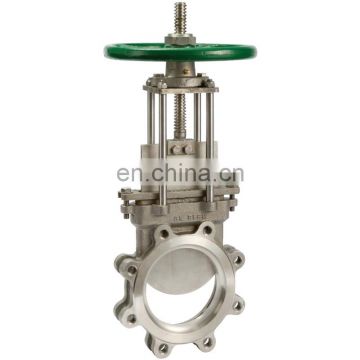 Standard stainless steel pneumatic actuator knife gate valve with prices