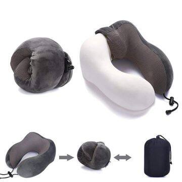 u Shape Travel Pillow Memory Foam Neck Support Pillow Airplane Neck Pillow photo-2