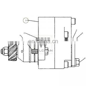 Fuel Transfer Pump Group 4N4873 Gear Pump Assy 633C 637 657B 666 Loader Hydraulic Gear Pump